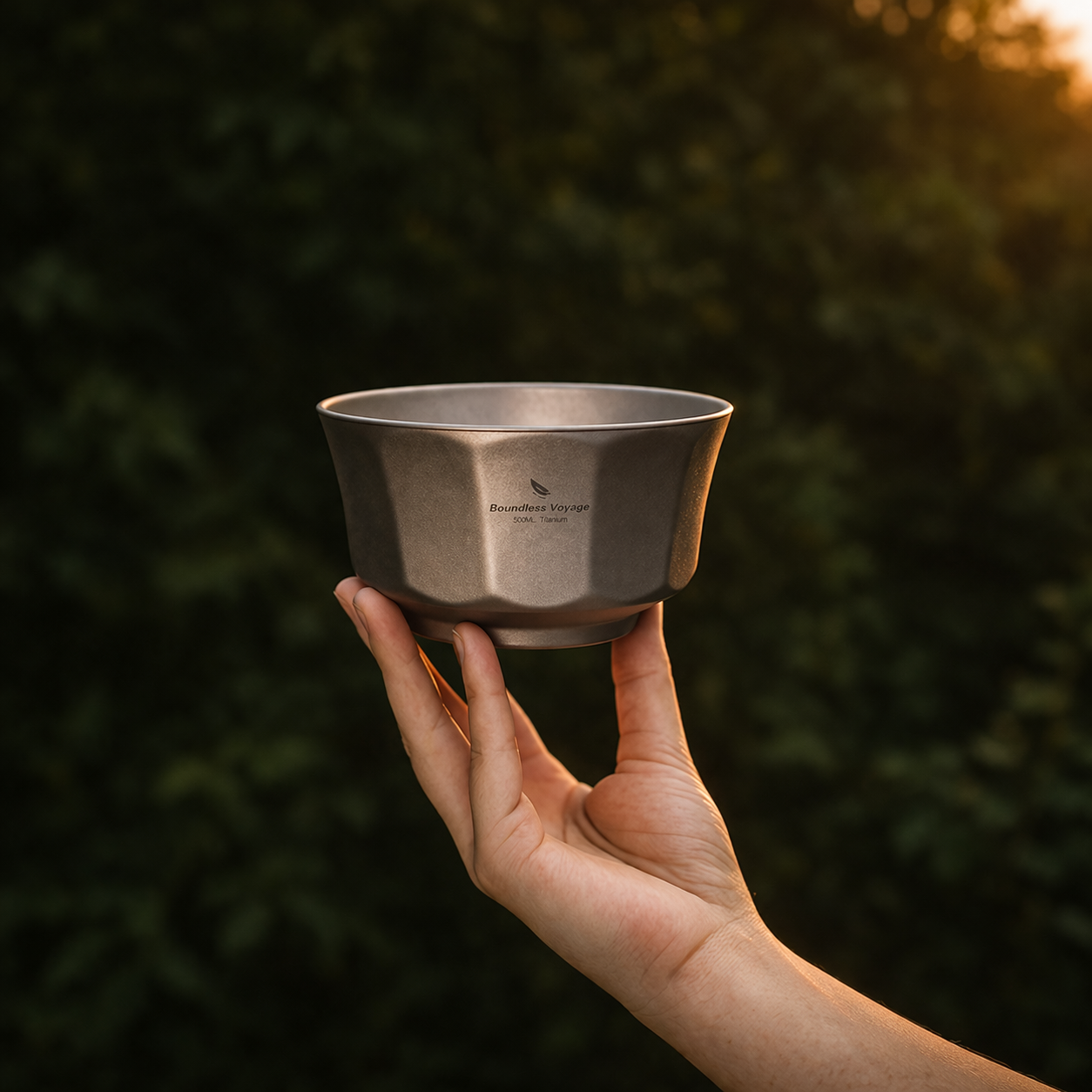 Boundless Voyage Ti1174T — Double-Wall Titanium Bowl