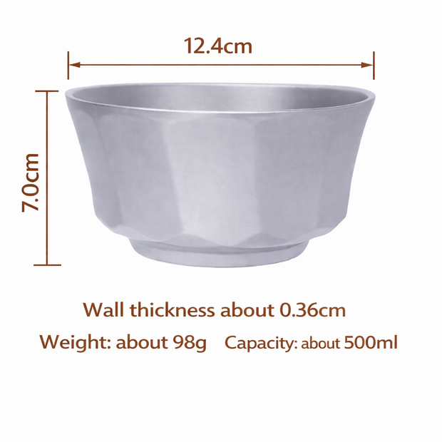 Boundless Voyage Ti1174T — Double-Wall Titanium Bowl