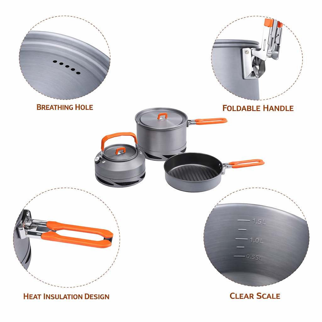 Fire-Maple Feast FC2 — Expedition Cookware Set