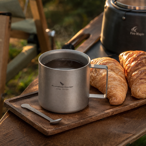 Boundless Voyage Ti3052D — Ultralight Titanium Cup