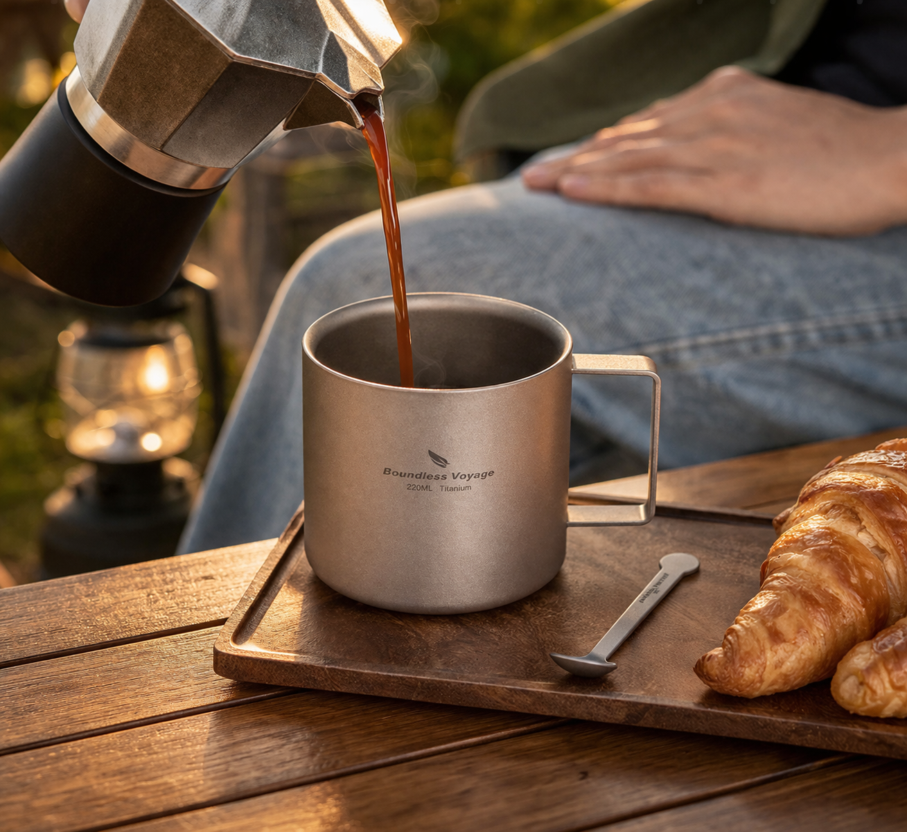 Boundless Voyage Ti3052D — Ultralight Titanium Cup