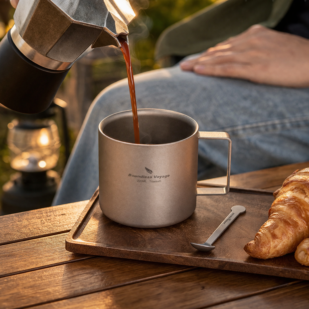 Boundless Voyage Ti3052D — Ultralight Titanium Cup