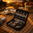 Stainless Steel Camping Cutlery Set