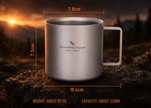 Boundless Voyage Ti3052D — Ultralight Titanium Cup