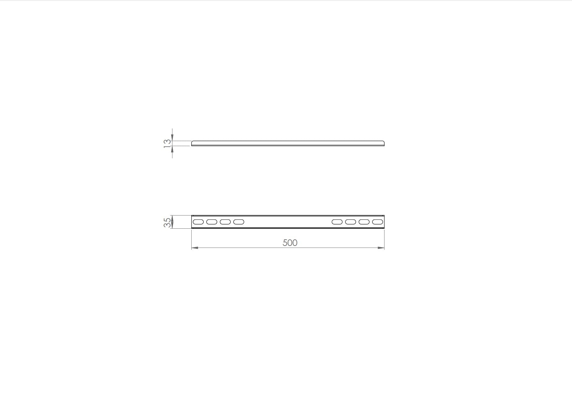 Mounting Rail Type C Profile